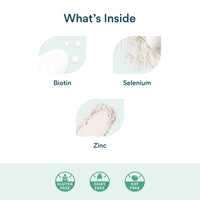 Bettervits Biotin | Potent 12,000mcg | Includes Zinc & Selenium | Hair & Nails | Supports Metabolism | Immunity | Antioxidant