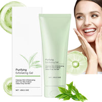 Oumun Purifying Exfoliating Gel,Face Exfoliating Scrub,Exfoliating Scrub Gel,Purifying Enzymes Exfoliating Gel,Face Scrub,Face Exfoliator,Exfoliating Face Wash,Face Scrub Exfoliator,Facial Scrub Exfoliator
