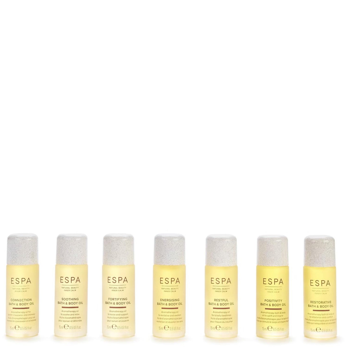 ESPA | Signature Blends Aromatherapy Bath & Body Oil Collection | Includes 7 Essential Oil Blends