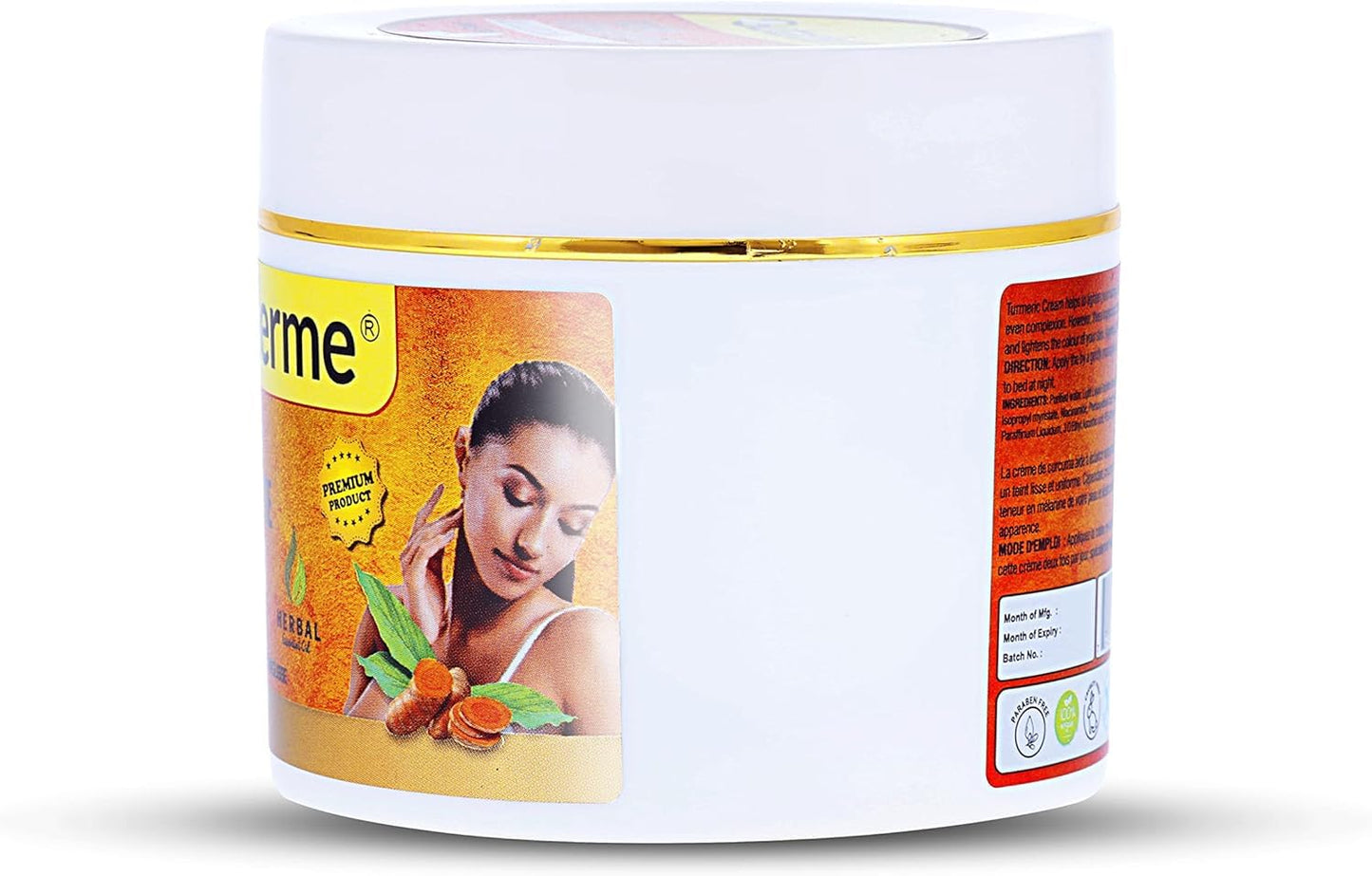 Liberto Turmeric Skin Brightening Face Cream Provides Skin Brighten, Smoothen, Soft & Clean (Pack of 1, 300 ml)