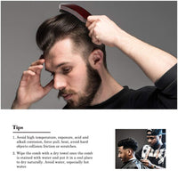 100% Boar Bristle Wave Brush Boar Bristle Hair Care Wave Brush - Brown Wave Brush