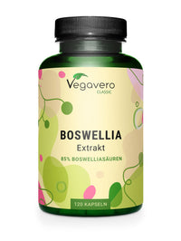 BOSWELLIA SERRATA Vegavero® | 7500mg 15:1 Extract 85% Boswellic Acids | NO Additives | Indian Frankincense Gum Resin Extract | Supports Healthy Bones and Joints | 120 Capsules | Vegan