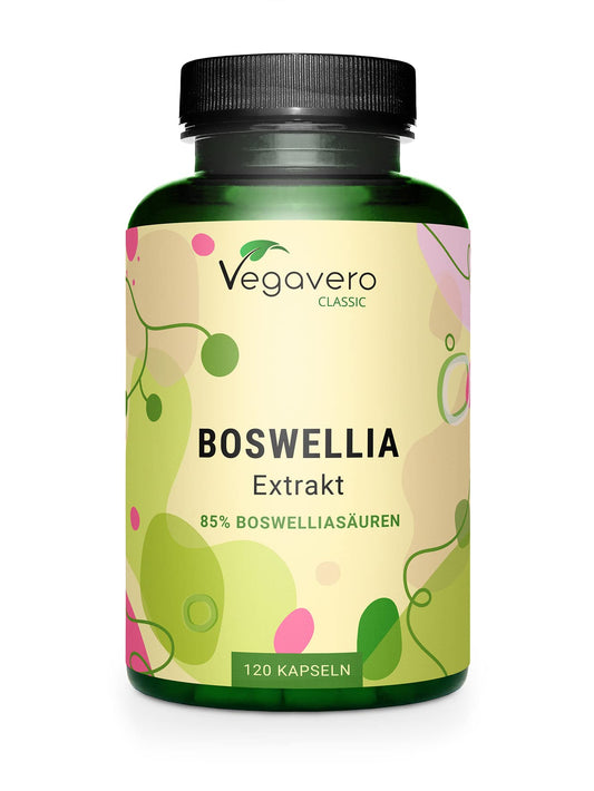 BOSWELLIA SERRATA Vegavero® | 7500mg 15:1 Extract 85% Boswellic Acids | NO Additives | Indian Frankincense Gum Resin Extract | Supports Healthy Bones and Joints | 120 Capsules | Vegan