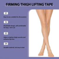 10pcs Body Tape for Skin Thigh Lift, Firming Thigh Lift Tape, Invisiblely Sticker,Leg Firming Lifters, Invisible Body Shaping, All-Day Sweatproof, for Men & Women