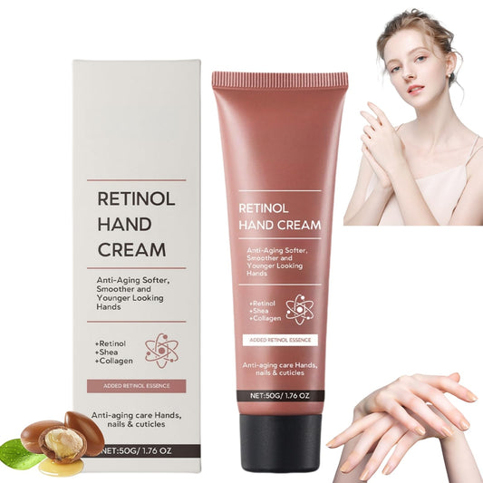 Fankayi Retinol Hand Cream,Firming Anti-Aging Hand Lotion,Retinol Hand Cream Anti Aging,Hand Repair Cream,Retinol Moisturizer Cream,Soft & Supple Hands,Travel Size Hand Lotion,Suitable for Dry Skin