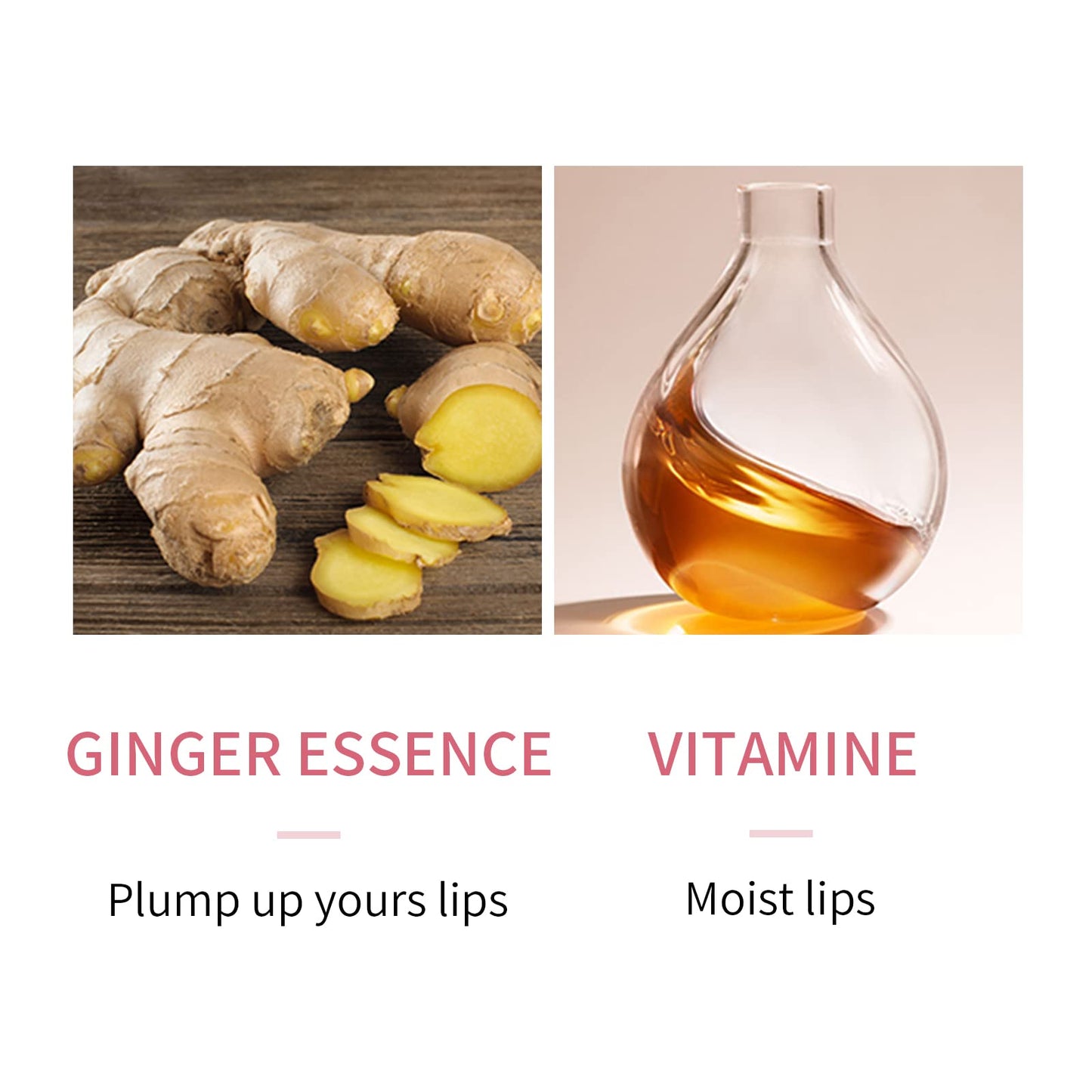 Generic KISSIO Lip Plumper,Natural Lip Plumper, lip plumper for day use,Lip Plumper Gloss Make Lips Fuller and Moisturizing 5.5ml