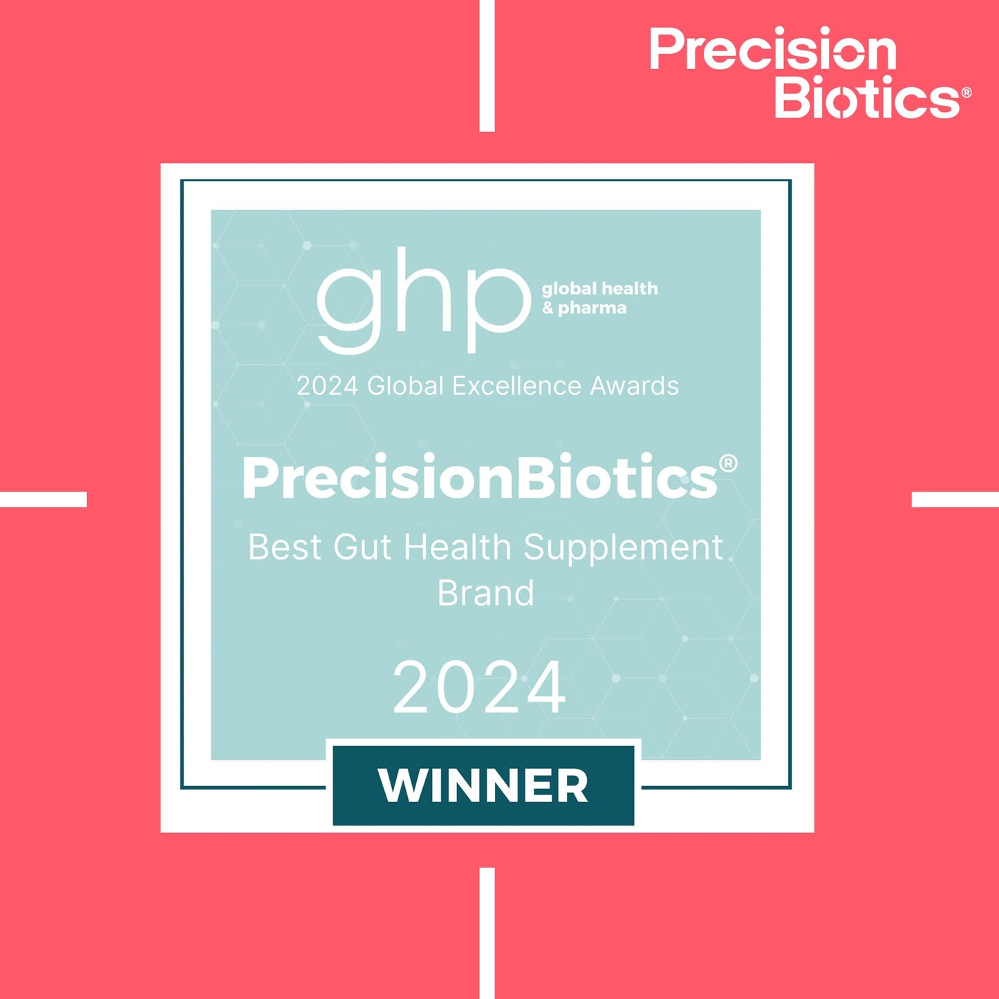 PrecisionBiotics Daily Immune Support - Daily Gut Health Probiotics Supplement - L.CASEI 431 Bacterial Culture Strains + Vitamin C - 30 Capsules