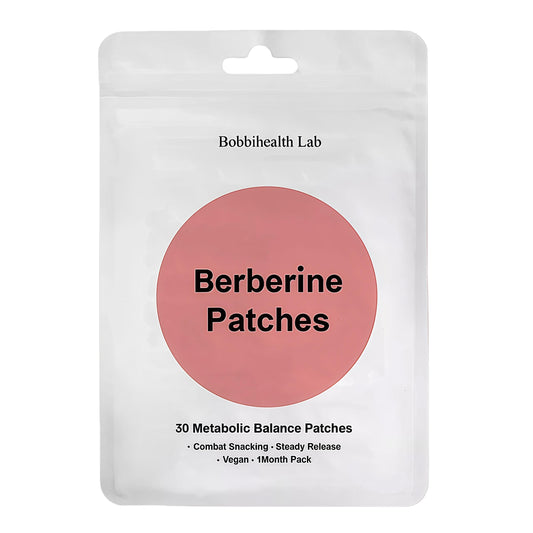 TMYIOYC Bobbihealth Lab Weightless Patches Healthy Shape Support Botanical Plant-Based Formula with Berberine, 30 Vegan Patches