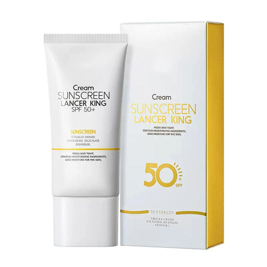 MrCuvaryas SPF 50 Face Moisturiser, Sun Cream SPF 50, Sunscreen SPF 50 With Water & Sweat Resist, Suncream Factor 50 For Face, Face Sun Cream SPF 50 For UVA & UVB Protection, Non Greasy, Lightweight