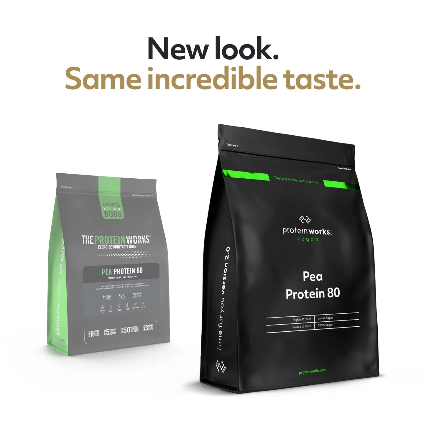 Protein Works - Pea Protein Isolate Protein Powder | 100% Plant-Based & Natural | Gluten Free | No Added Sugar | Salted Caramel | 500 g(Packaging may vary)