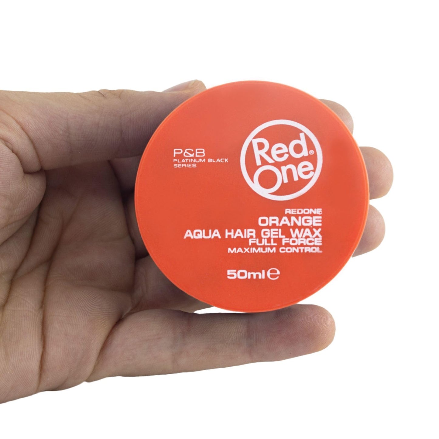 Redone Hair Styling Aqua Wax Orange 50 ml | Travel Size | Edge Control | Ultra Hold | Gel Wax | Men & Women Hair Wax | Melon Scent | Maximum Control
