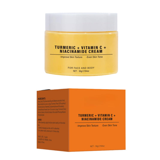 Shefave-Face Cream-Turmeric-Vitamin C-Niacinamide-Brightening-Moisturizing-Repairing