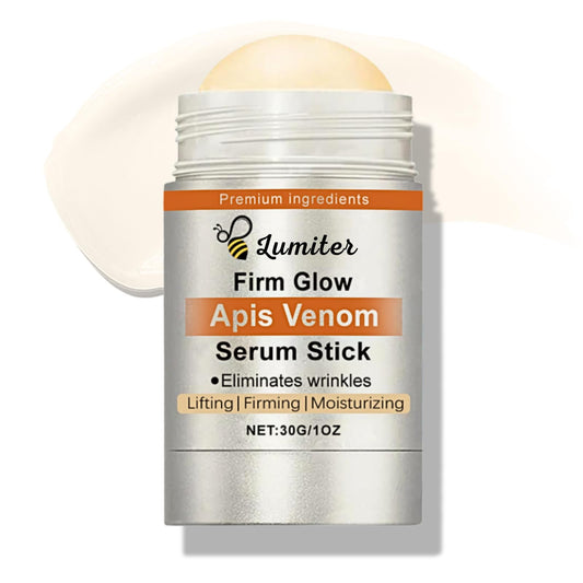 Lumiter Bee Venom Firming Serum Stick, Bee Venom Anti Wrinkle Face Cream for Women/Men, Bee Venom Serum Stick, Collagen Firming Cream for Loose Skin, Tightens & Smooths Fine Lines, 30g