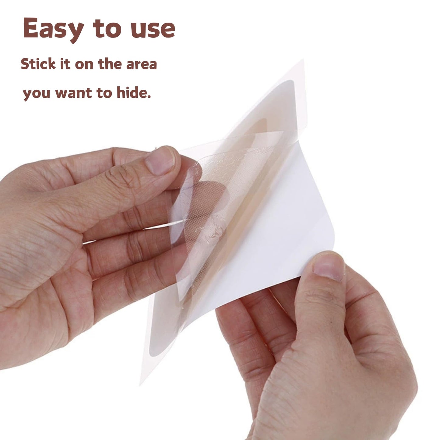 SHEBEEDO 10 PcsTattoo Cover Up Patch,High Coverage Ultra-Thin Skin Tattoo Cover Up Patch For Tattoos Scars Birthmarks Dark Spots, Long-Lasting Wear Waterproof,Seamless Makeup Stickers For Flawless Coverage