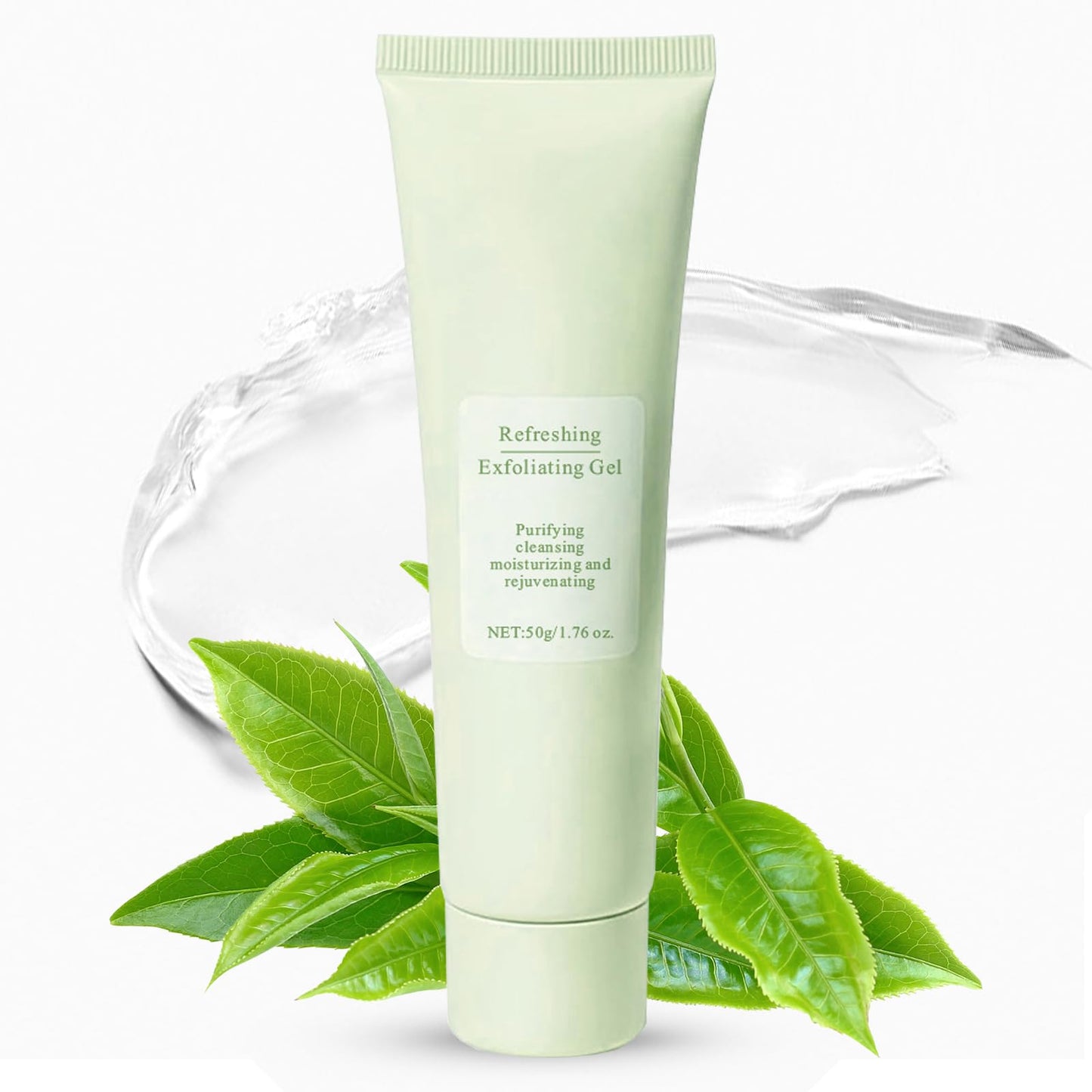 Shefave Green Tea Purifying Exfoliating Gel, Face Scrub For Women, Facial Exfoliating Gel Scrub For Face, Cleansing, Soothe Purify Facial Skin Care