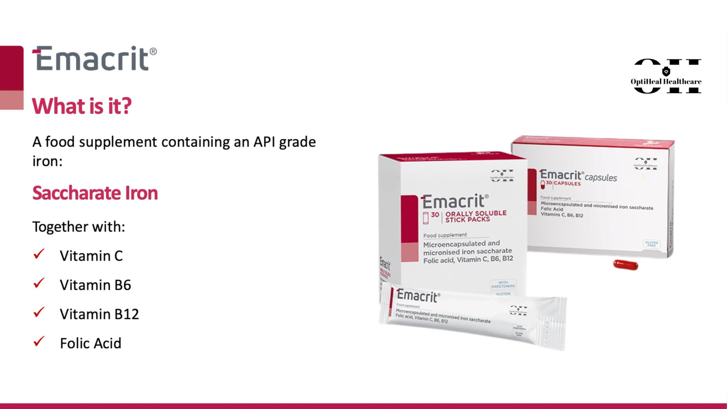 3 in 1 Multivitamin Supplement for Iron Deficiency (Anaemia), Improve Kidney Function & Support Immune System