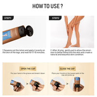 HIVETZ Leg Makeup Waterproof No Transfer,Waterproof Leg Makeup Lotion,Leg Makeup Concealer,Leg Cover Up Makeup,Leg and Body Scar Cover Up Makeup,Long Lasting Body Foundation,Cover Up Makeup(1#)