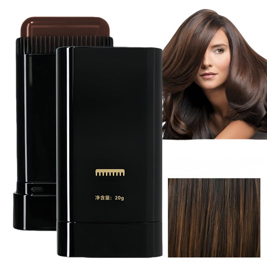 Safe and Convenient Comb Hair Dye,2-in-1 Hair Dye Comb,Fast-Acting Comb-Over D/ye,Waterproof and Sweat-Proof H/air D/ye C/omb,H/air Color Stick,Portable Ha/ir Colouring Cream(Black Brown,02#)