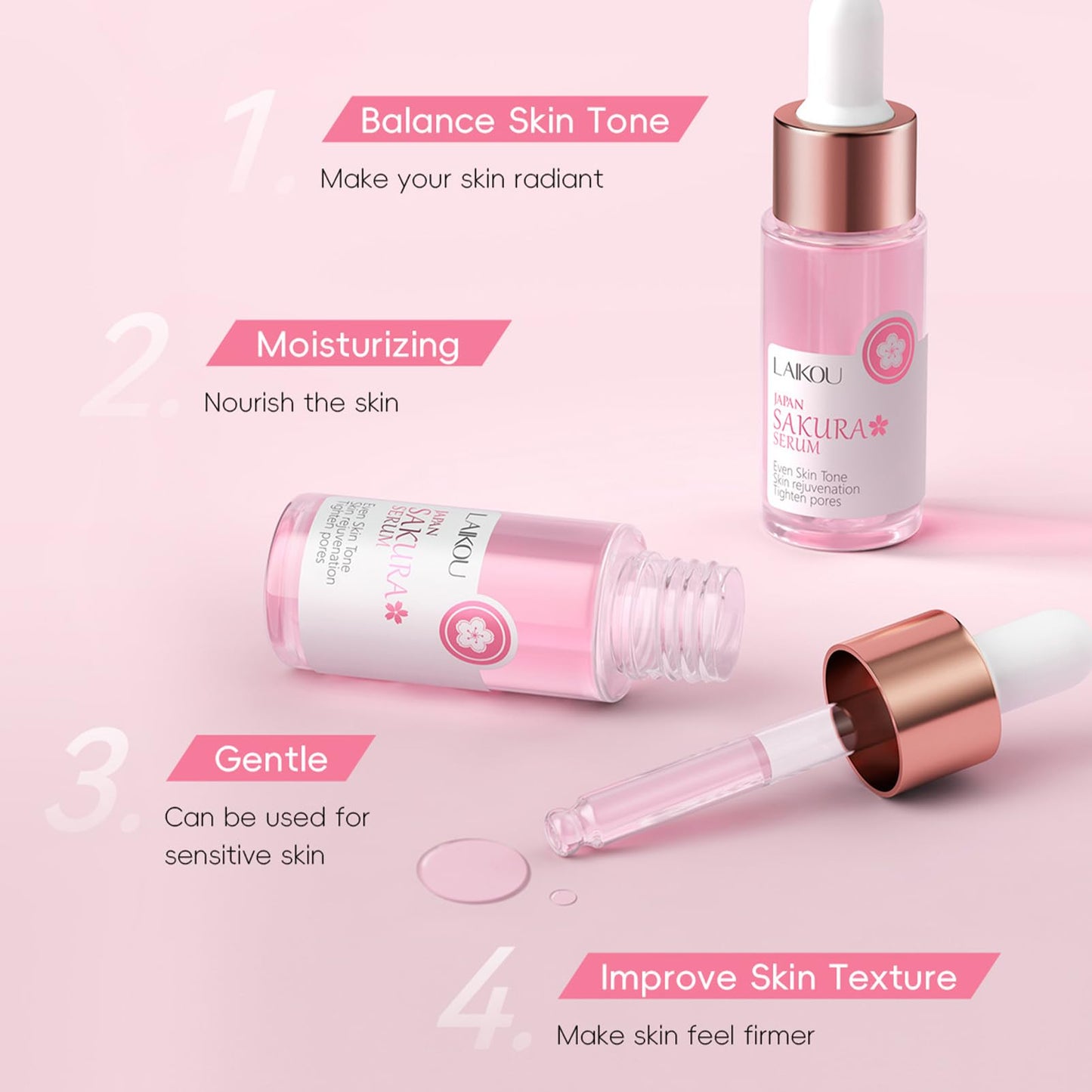Cherry Blossom Skin Care Sets & Kits, Sakura Skincare Set For Teen Girls, Complete Skin Care Set For Teen Girls & Women, Facial Kit For Women & Girls Daily Routine Skin Care 32PCS