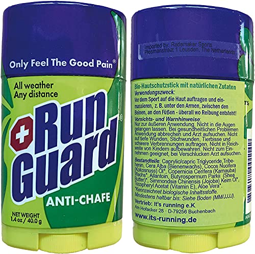 Run Guard Natural, Sports Running Anti Chafe Soothing Balm Stick - 40g