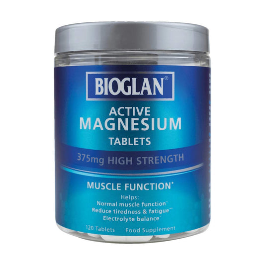 Bioglan Active Magnesium | Supports Muscle Function | 120 Tablets, 120 Tablet