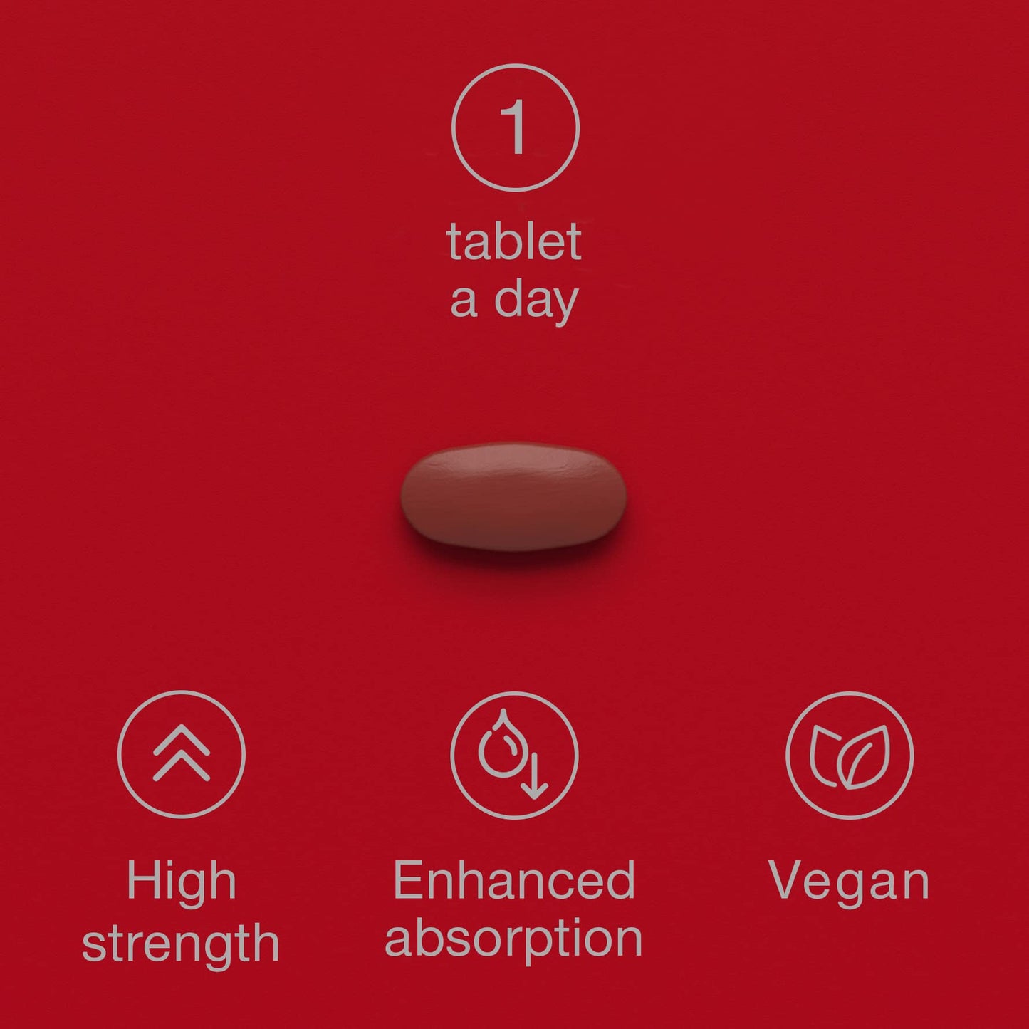 SuperSelf Gentle Iron Tablets 17mg - High Strength Iron Supplements for Women & Men with Vitamin C - Ferrous Iron Bisglycinate for High Absorption - 60 Vegan Tablets - Energy Tablets for Tiredness and Fatigue