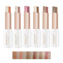 6 Pcs Double Colors Eyeshadow Stick Rotating Upgraded Glitter Gradient Eyeshadow Stick Long Lasting Waterproof Shimmer Cream Eyeshadow Stick Set