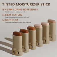Tinted Moisturizer Stick - Beauty Balm Serum Boosted Skin Tint Concealer - Solid Serum for Boost Skin Tint - Hydrating Full Coverage Concealer - Multiuse Essence Stick