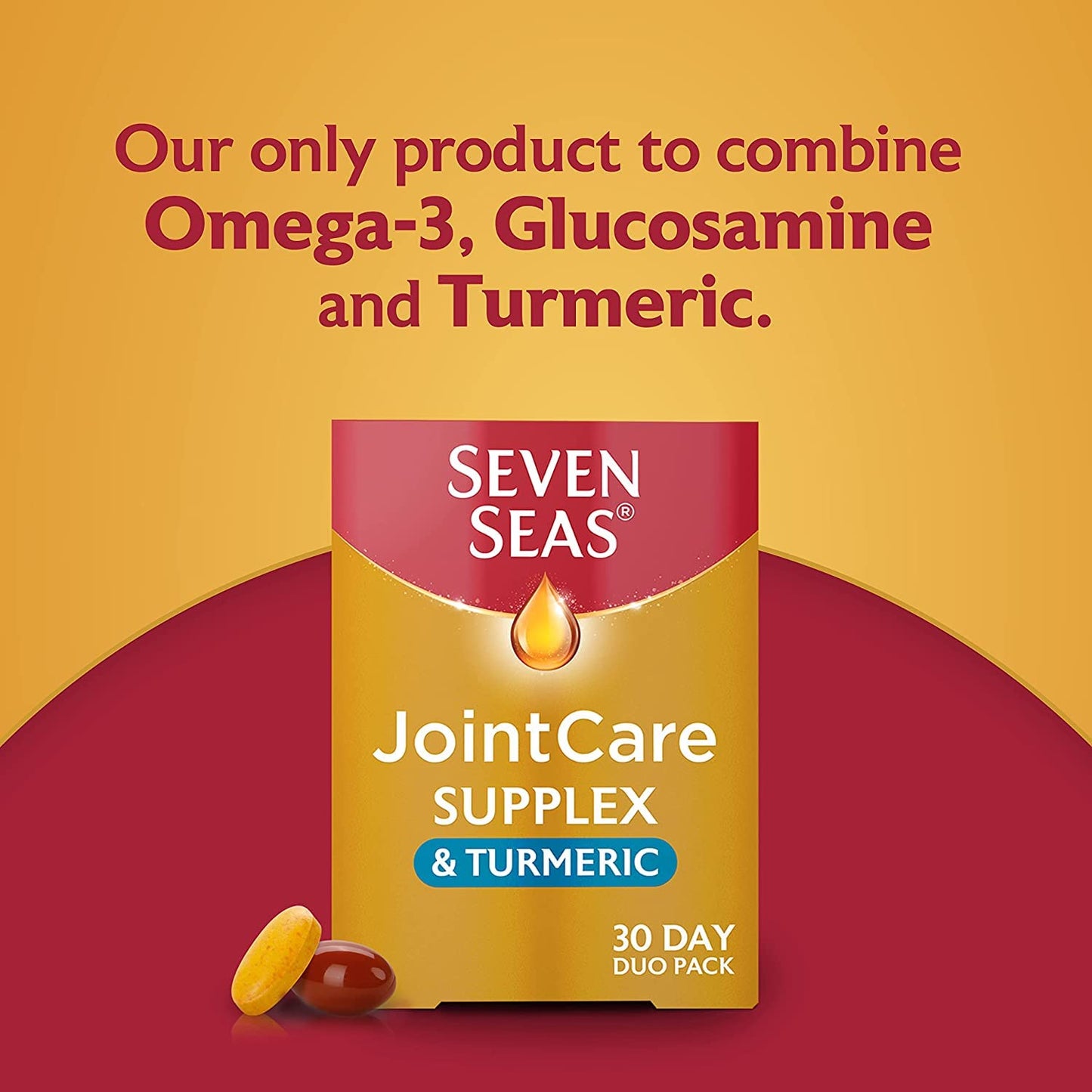 4IN1 JOINTCARE3,5-7 SUPPLEMENT - Our only product to combine Glucosamine, Omega-3 and Turmeric. Contains vitamins and minerals that support Bones3, Cartilage5, Muscles6 and Connective Tissue7