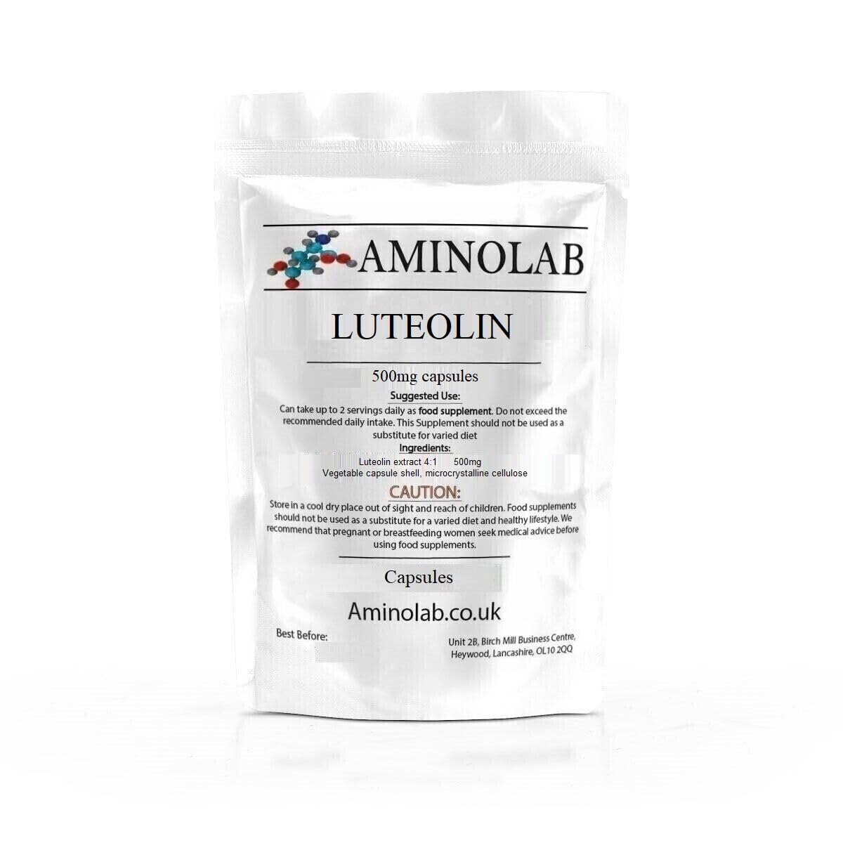 Aminolab - Luteolin 500mg 365 Capsules