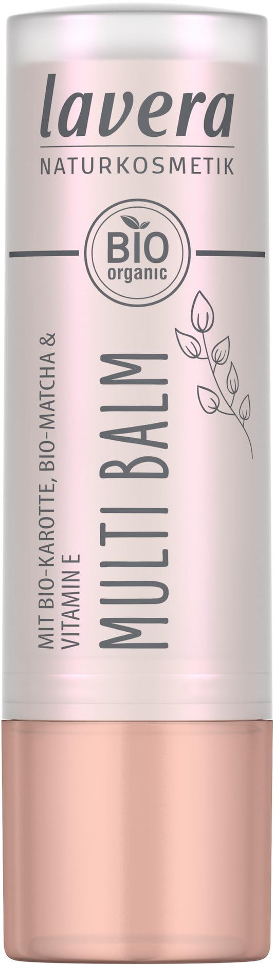 lavera Multi Balm Sunset Red 01 - for eyes, lips or cheeks - intense colour - fresh glow - melt-in texture - effortless blending - vegan - natural cosmetics - 4.9 g