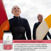 Advanced Marine Collagen Support, specifically Designed to Support Skin, Joints, tendons, ligaments and Muscles