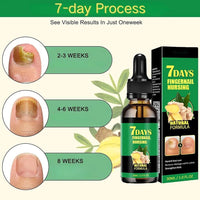 Ginger Nail Essence, 7days Nail Treatment,Hand Oil Damaged Nail Repair And Strengthening Nail Care 3PCS