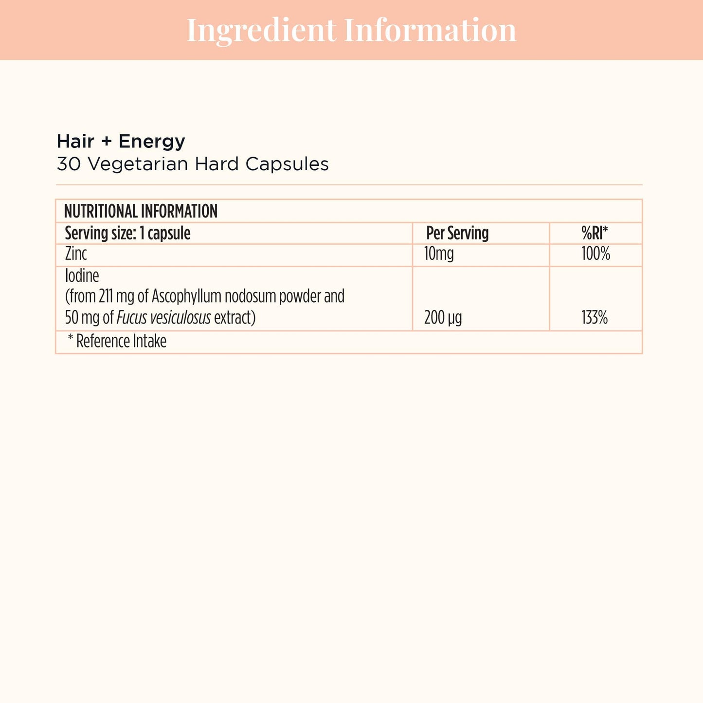 JSHealth Vitamins Hair and Energy Formula Hair Growth Vitamins | Hair Vitamins for Women and Men | Zinc and Iodine Hair Supplements for Hair Growth | Hair Loss Supplements | (30 Capsules)