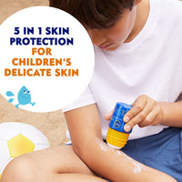 NIVEA SUN Kids Protect & Care Caring Roll-On (50 ml) Sunscreen with SPF 50, Roll-On Kids Suncream for Delicate Skin, Immediately Protects Against Sun Exposure