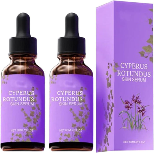 WujialingMM Cyperglow - Cyperus Rotundus Skin Serum, 60ml Cyperus Rotundus Oil for Hair Removal, Effective Hair Removal Solution, Natural Gentle Cyberglow Oil, Moisturizing Soothing Treatment for Sensitive Skin