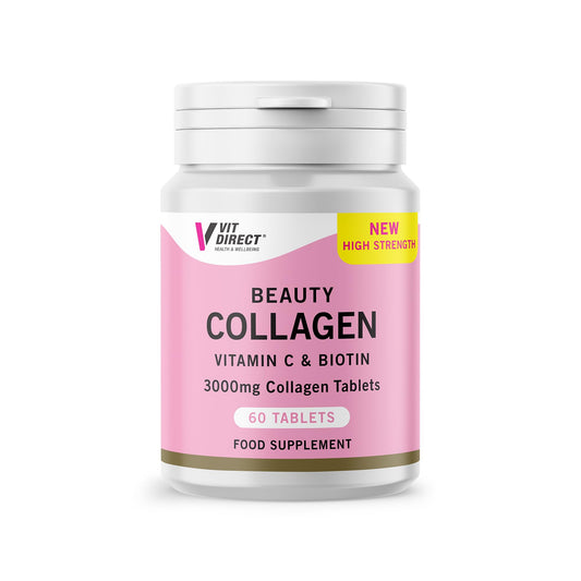 R&C Components Ltd Beauty Collagen Tablets with Vitamin C & Biotin for Strong Hair, Skin & Nails, 60 Tablets
