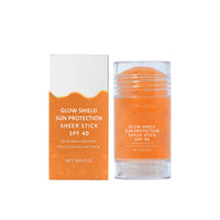 IZBEAUVO 3-in-1 Super Glow Face & Body Oil Stick, Gold Sunscreen Body Glow Oil Strick, Spf 50 Broad Spectrum Sunscreen Strick Radiant & Shimmer Long Wearing and Non-Sticky, Vegan