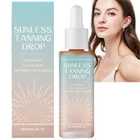 OuXing Sunless Tanning Drops,60ml Nourishing Tan Enhancer Dro-ps,Ta-n-ning Dr-ops,Self Tanning Dr-ops,Body T-a-n Dro-p,T-an without UV Damage,Ta-n Accelerator for Sun,Ta-nning Drops Face