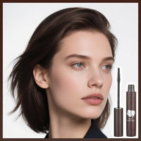 MINSHZEE Dark Brown Hair Roots Correcting Cream, Grey Hair Mascara, Women's Waterproof Hair Roots Colouring Cream, Semi-Permanent Hair Colouring Temporary Brush, Lightweight and Portable, No Hair Damage