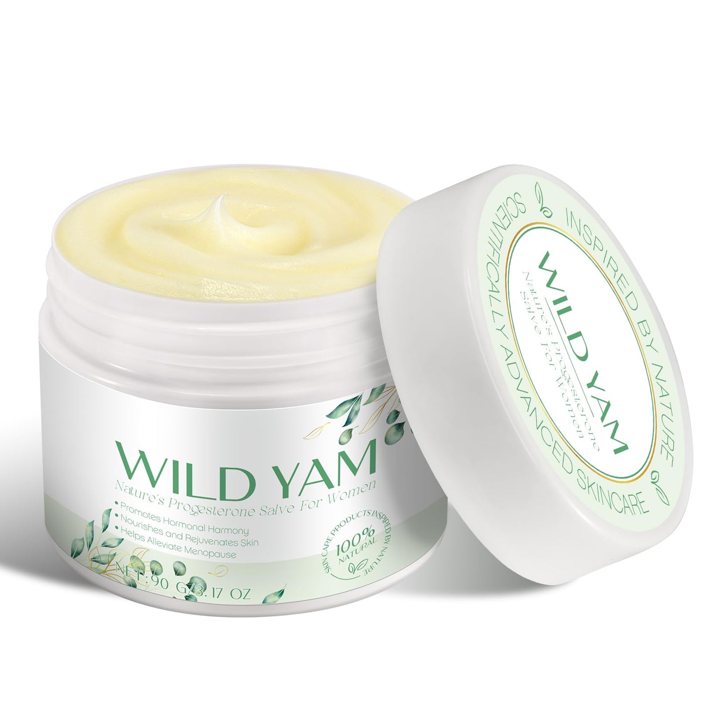 Wild Yam Nature’s Cream – Natural Moisturizing Skincare for Women, Supports Hormonal Balance & Menopause Relief, Non-Greasy, Body Cream 90G