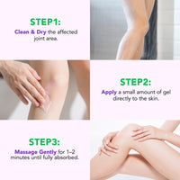 Joint Purple Gel, Natural Safe Purple Relief Soothing Massage Cream, Joint Activities Throughout The Body, Effective Relief for Back, Neck, Hands, Kneel, Waist