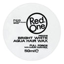 Redone Hair Styling Aqua Wax White 50 ml | Travel Size | Ultra Hold | Gel Wax | Peach Scent | Strong Holding | Shine Look | Maximum Control