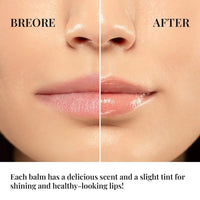 beBloomie Lip Glowy Balm Berry, Moisturising Lip Balm For A Sheer Tint Of Colour, Infused With Hyaluronic Acid, Vegan & Cruelty-free!