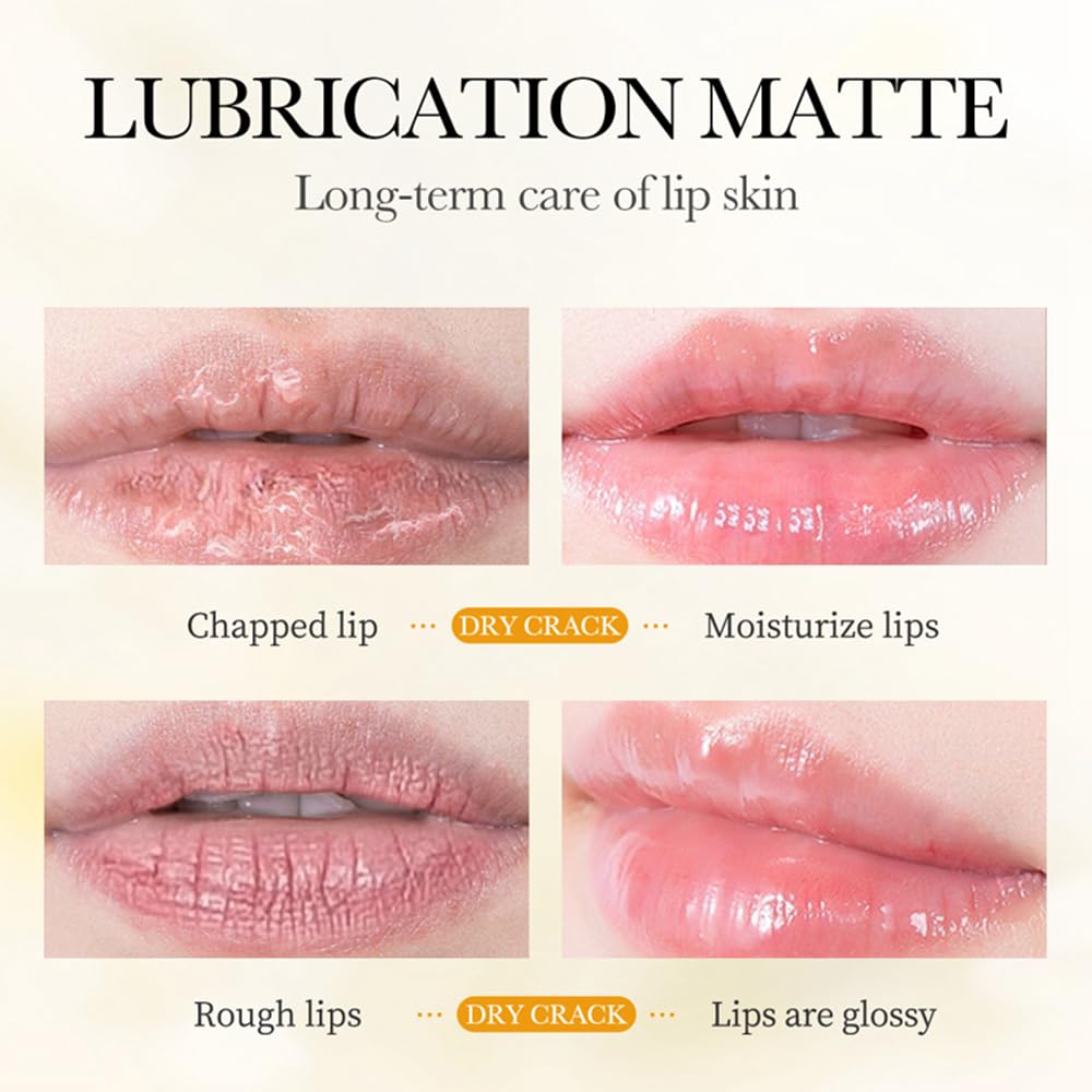 Lip balm Set, 3 PCS - Aloe Vera, Honey, VC Lip Balm Day & Night Lip Moisturiser, Lip Care Chapstick, Long-lasting Moisture to Soothe Dry Chapped Lips, Nourishing Lip Mask for Women Men (Mixed)