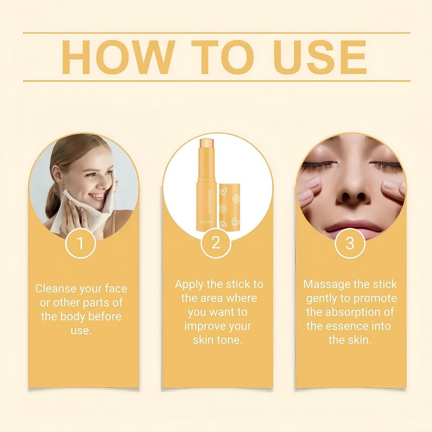 SingHao Bo/ost Brightening Serum Stick,Balm S/tick Vitamin C,B/rightening Vitamin C Serum St/ick,Vitamin C Br/ightening & Hydrating B/alm for Face and Body,Lightweight Brightening Balm,Collagen Stick for Face