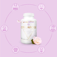 ALLDEYNN Collarose Collagen Capsules - Bovine Collagen Hydrolysate with Hyaluronic Acid, Biotin and VIT C - Anti Aging Skin Treatment - Hair Supplements for Women - 180 Caps