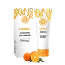 IZBEAUVO Orange Face Exfoliator,Vitamin C Facial Scrub Gel,Deep Exfoliating Face Wash,Blackhead Scrub,Orange Gel Face Scrub Brightening Skin,Soft Your Skin and Remove Dead Skin For Smooth & Radiant