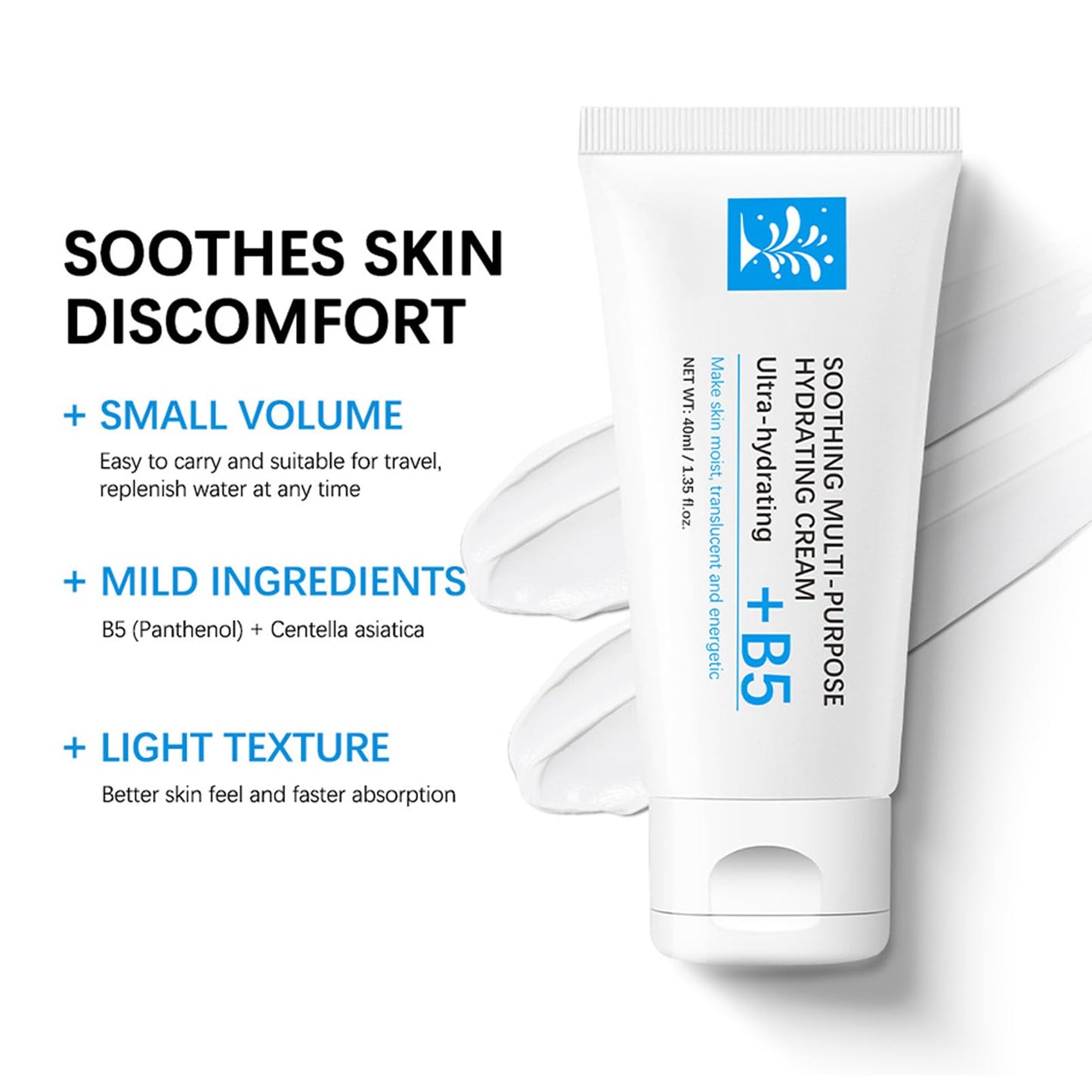 DMQ Vitamin B5 Face Cream,Repair Face Cream,Anti Redness Night Cream,Vitamin B5 Day Cream, Hydrating Face Moisturizer,Skin Repair Face Cream,Skin Firming Butter,Face Moisturizer For Women &Men,Repair Skin