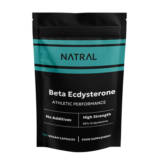 Beta Ecdysterone 120 Capsules | 98% Pure Ecdysterone Extract | Additive-Free | Supports Muscle Growth & Strength | High Strength Supplement